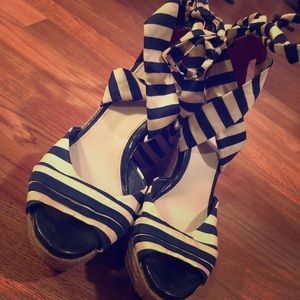 UGG silk wedges